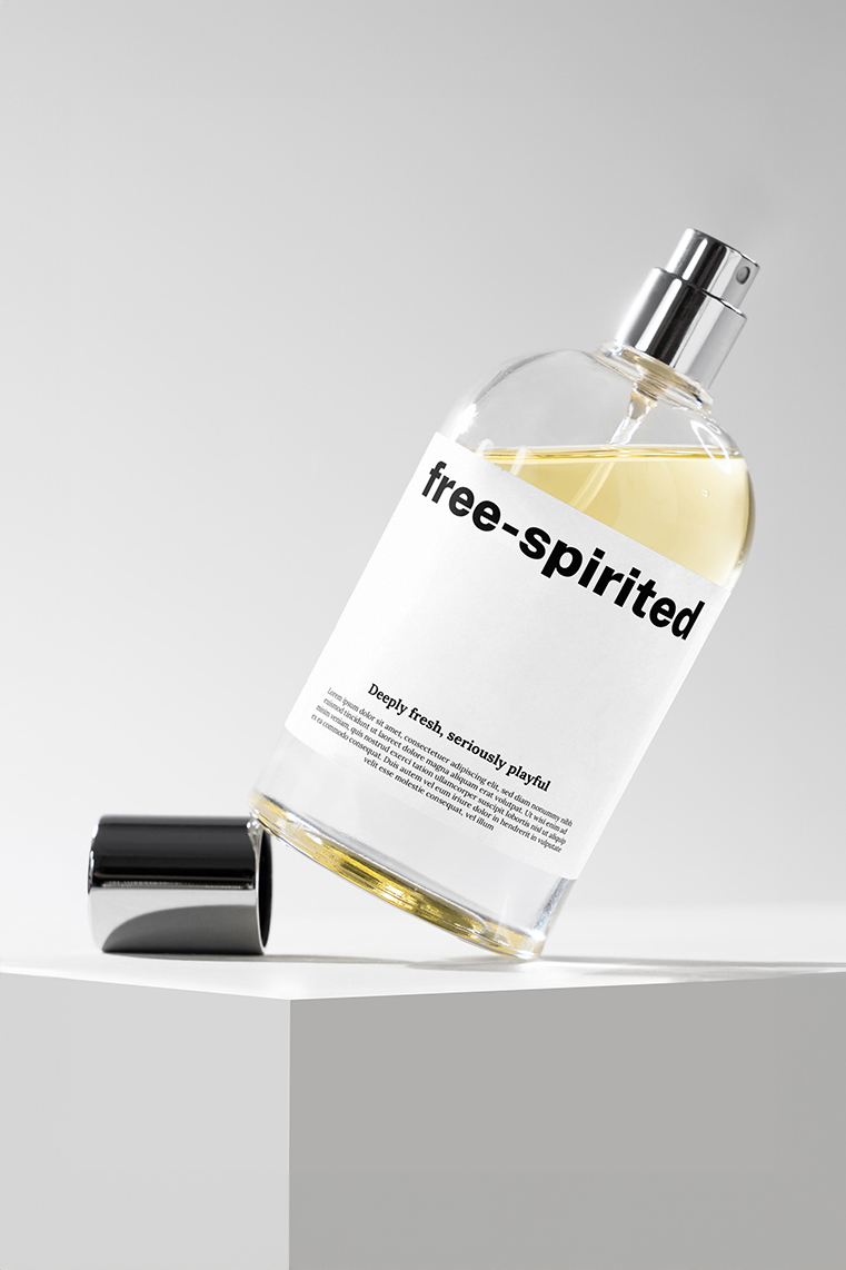 Flacon Bottle Mockup 2